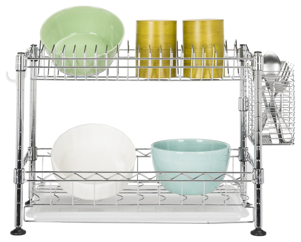 Brooklyn 24" Adjustable Dish Rack, Chrome