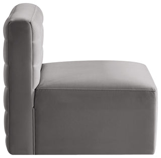 Quincy Modular Component, Gray, Armless Chair