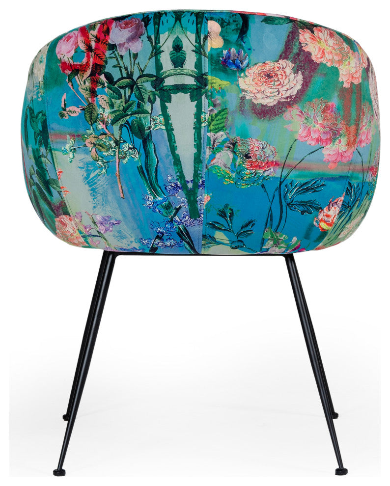 Roxann Dining Chair, Multi-colored, Velvet