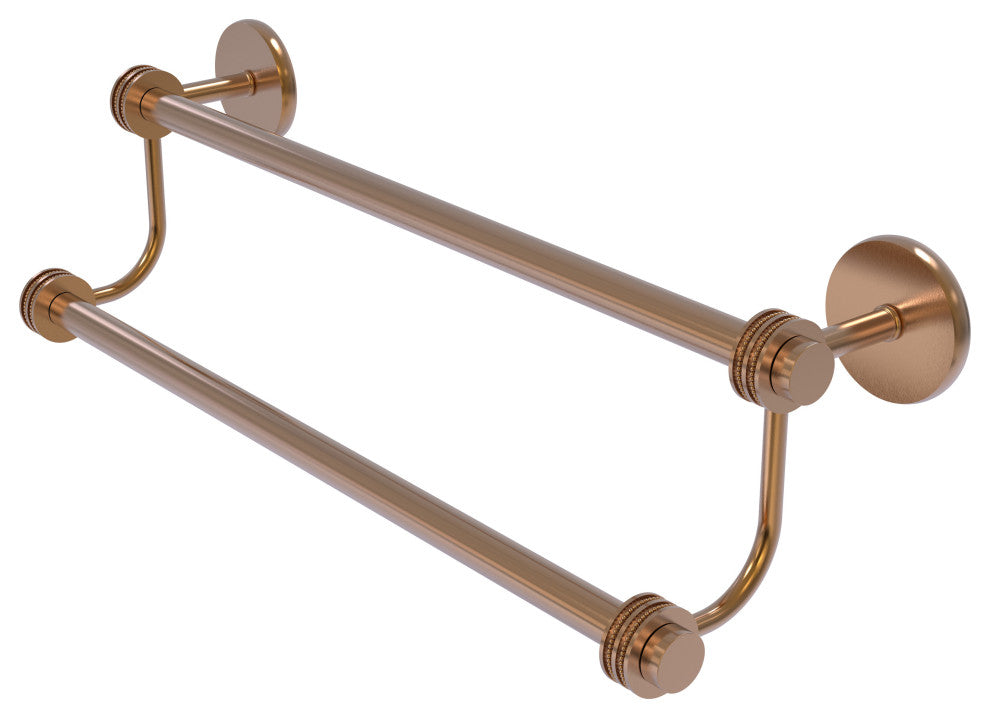 Allied Brass 18" Double Towel Bar, Brushed Bronze
