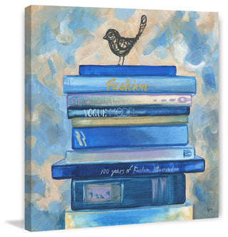 "Whisper Thinking I" Painting Print on Wrapped Canvas, 18"x18"