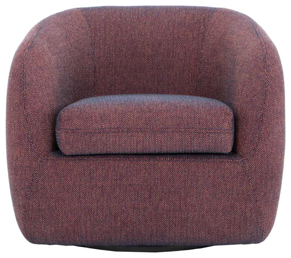 Retro Maurice Swivel Chair Rosa Orange - Orange