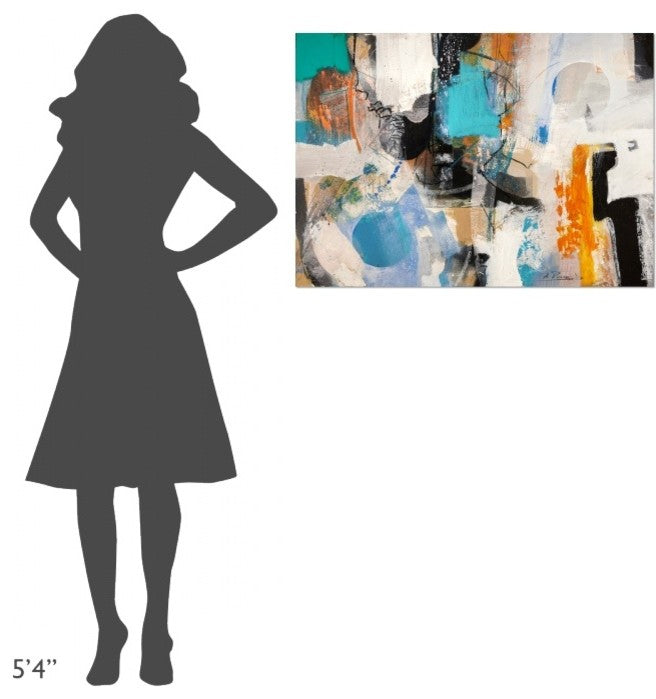 "Jewels" Stretched Canvas Giclee by Arthur Pima, 36x26"