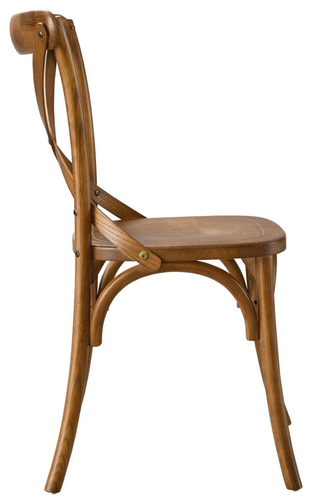 Gear Dining Side Chair, Walnut