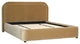 Anchor Polyester Velvet Bed, Camel, Queen