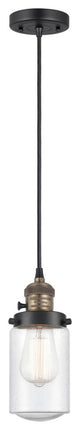 INNOVATIONS 201CSW-BAB-G314-LED 1-Light Mini Pendant Black Antique Brass