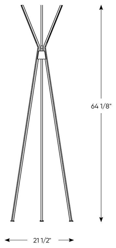 DALS Lighting Star Floor Lamp, White