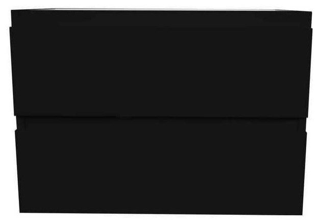 Salt 18Dx30" Floating Bathroom Vanity, Cabinet Only, Black