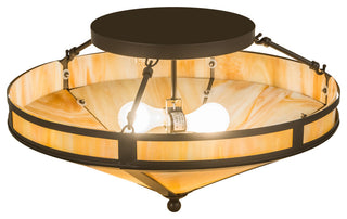 22 Wide Craftsman Prime Flushmount