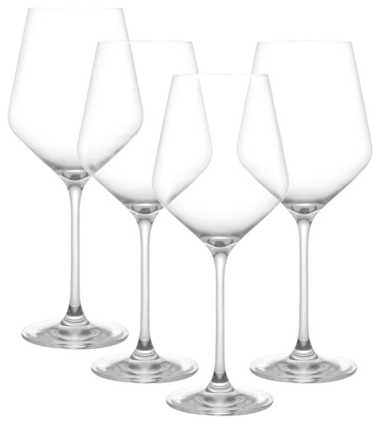 Layla Crystal White Wine Glasses 13.5 oz, Set of 4