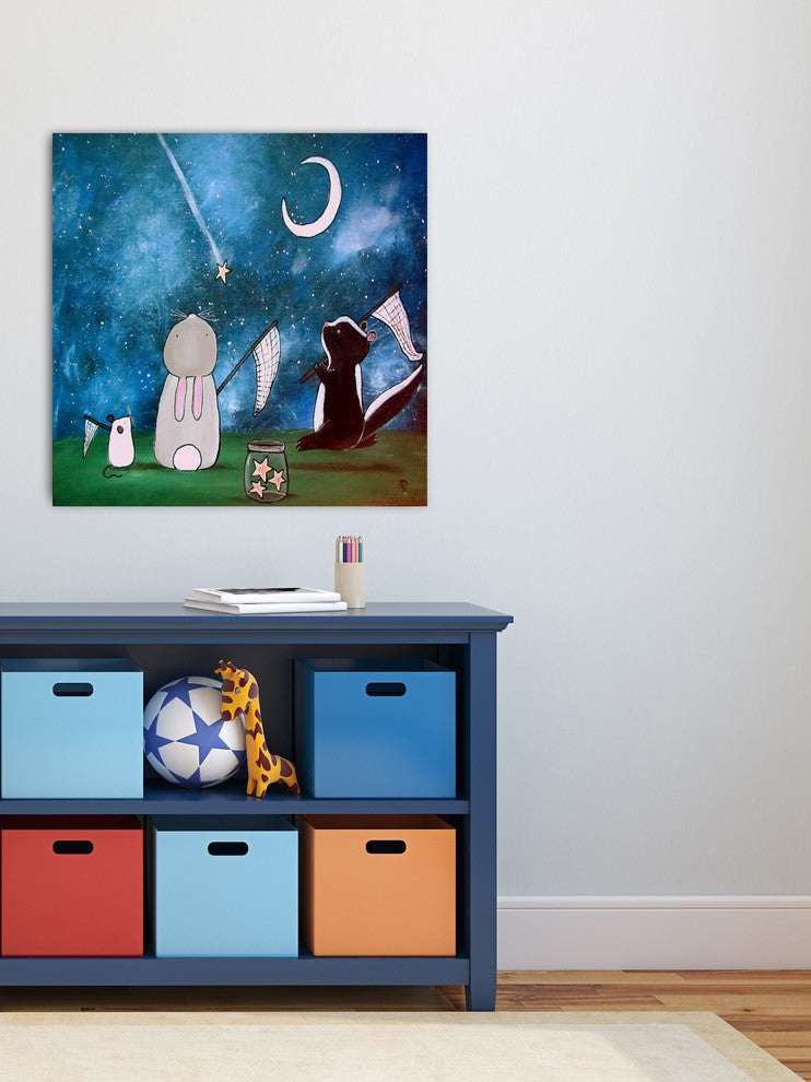 "Shooting Star" Painting Print on Wrapped Canvas