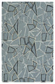 Capel Splinter Azure 3296_400 Hand Tufted Rugs - 5' X 8' Rectangle