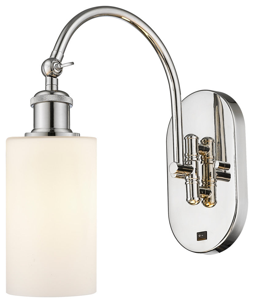 Innovations 518-1W-PN-G801-LED Clymer 1 Light 5.3" Sconce, Polished Nickel