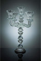 Matashi Crystal Candelabra Candlestick Holder (Holds 5 Candles)