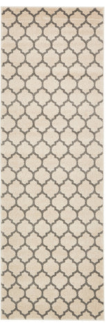 Unique Loom Beige Philadelphia Trellis 2' 7 x 8' 0 Runner Rug