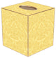 TB1471-Buttercup Damask Tissue Box Cover