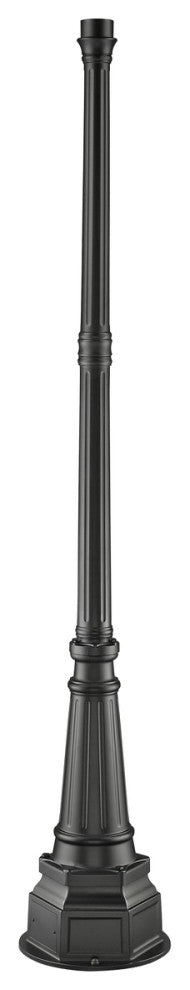 Outdoor Post Lighting Accessory In Black