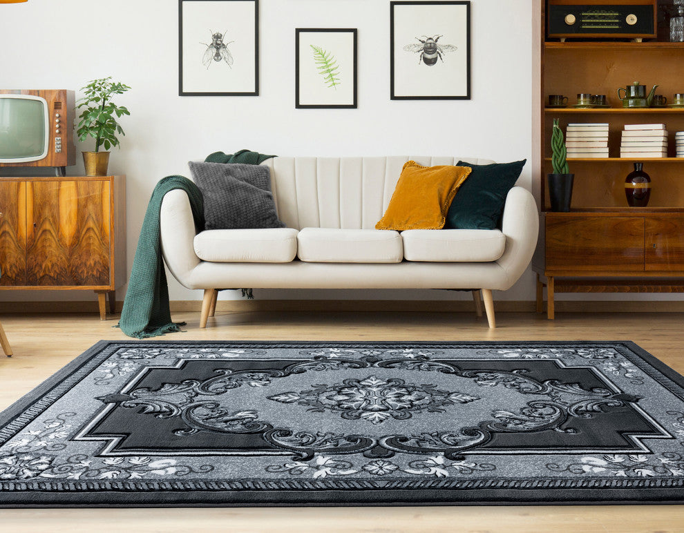 United Weavers Bristol Fallon Gray Area Rug 7'10x10'6