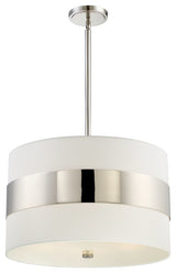 Libby Langdon for Crystorama Grayson 5 Light Polished Nickel Chandelier