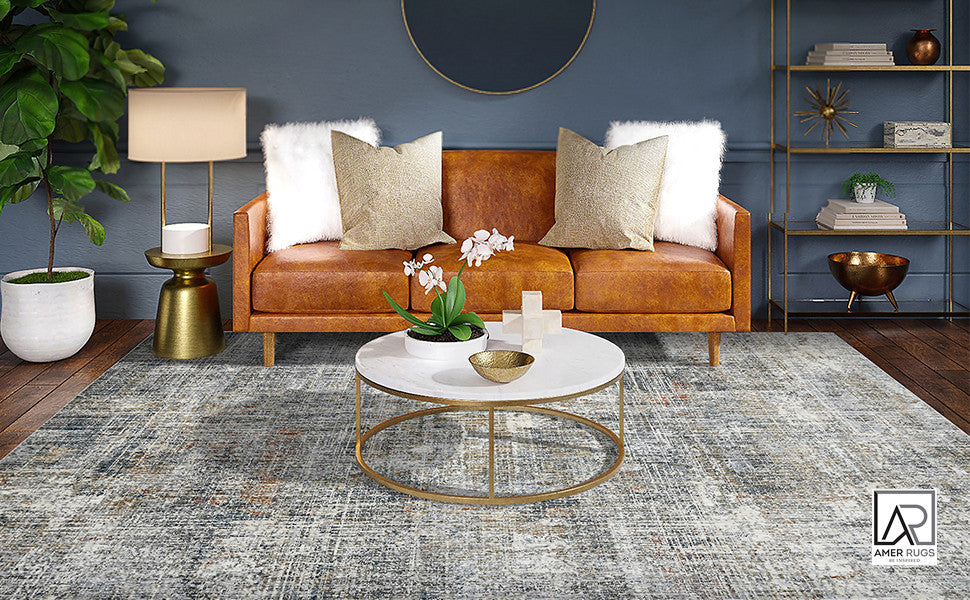 Vermont Erysse Area Rug, Gray, 2' x 3', Abstract