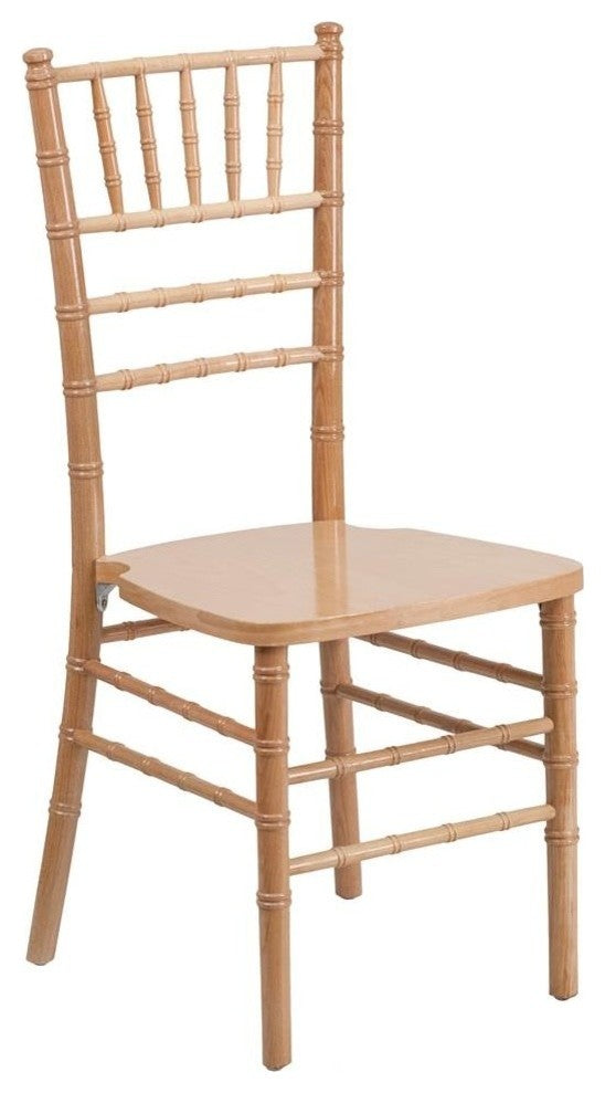 Contemporary Design Natural Wood Chiavari Chair