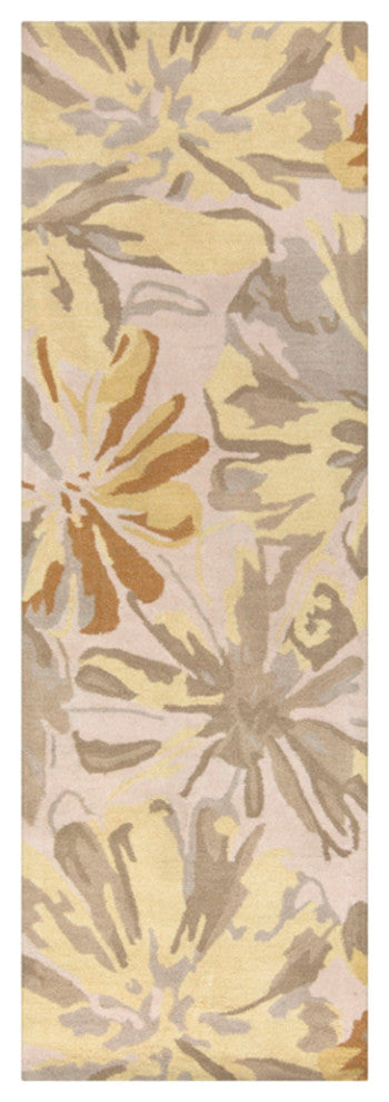 Surya Athena ATH-5071 Transitional Area Rug, Lime, 3' x 12' Runner