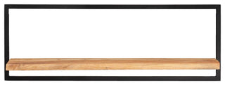 vidaXL Wall Shelves Floating Shelves Display Shelves 2 Pcs Solid Acacia Wood