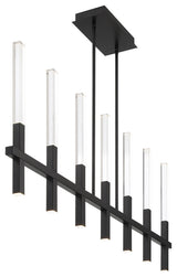 Benicio 7 Light Chandelier, Black