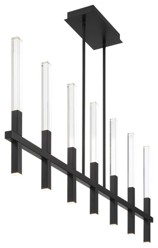 Benicio 7 Light Chandelier, Black