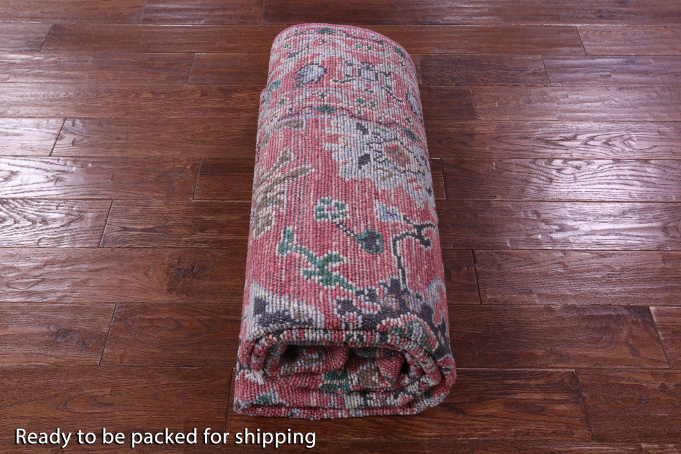 5' 1" X 8' 2" Hand Knotted Turkish Oushak Wool Rug - Q15939