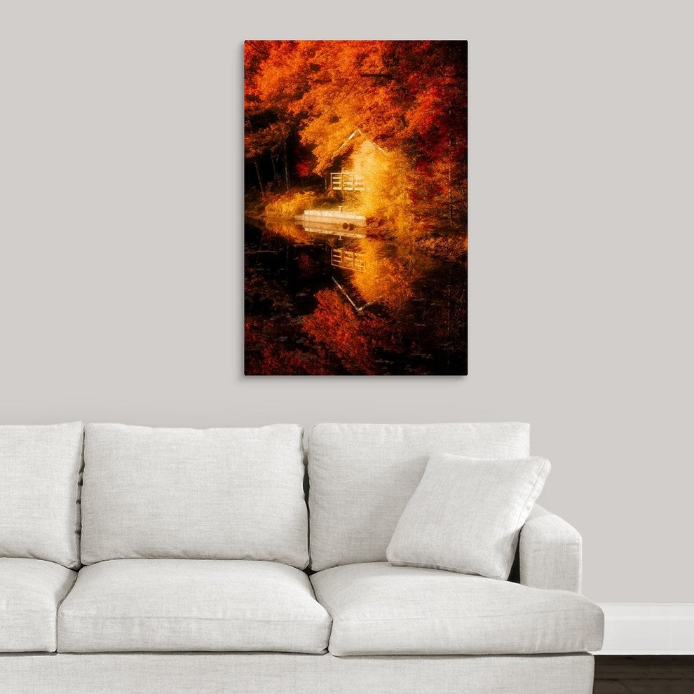 "Lost In A Memory" Wrapped Canvas Art Print, 24"x36"x1.5"