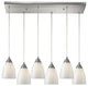 Arco Baleno 6-Light Pendant, Satin Nickel