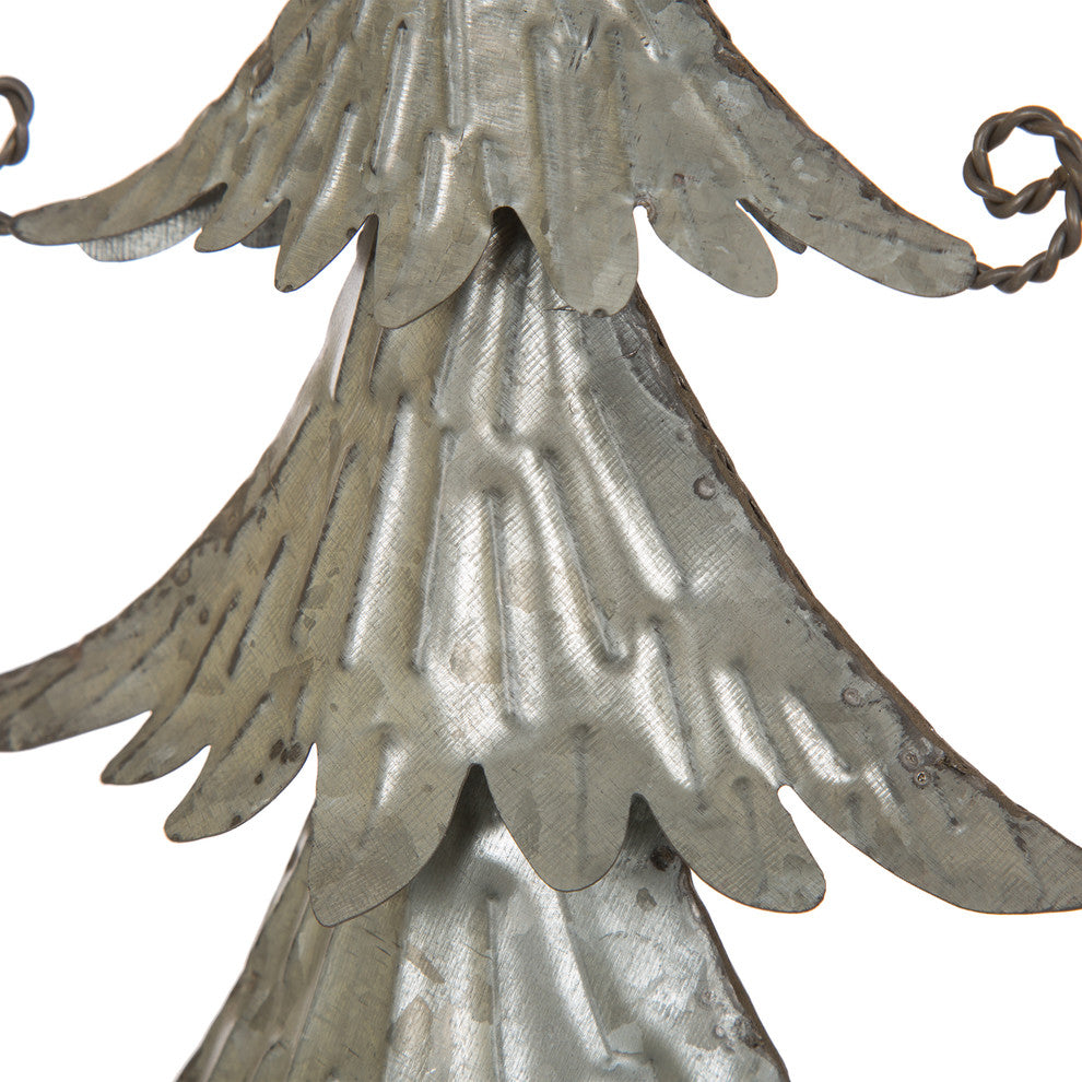 20"H Galvanized Metal Table Tree