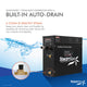Black Series Wifi/Bluetooth 6kW QuickStart Steam Bath Set, Brushed Nickel