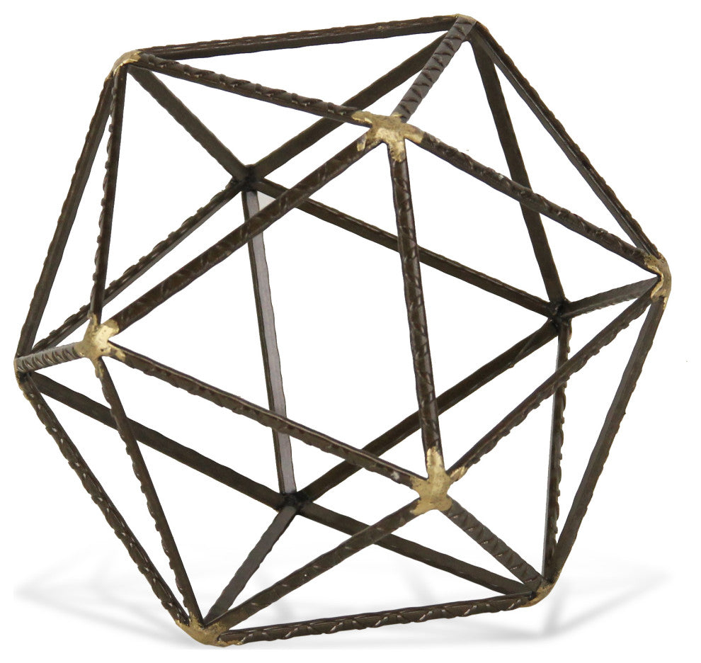 Hand-Welded Geo Table Decor