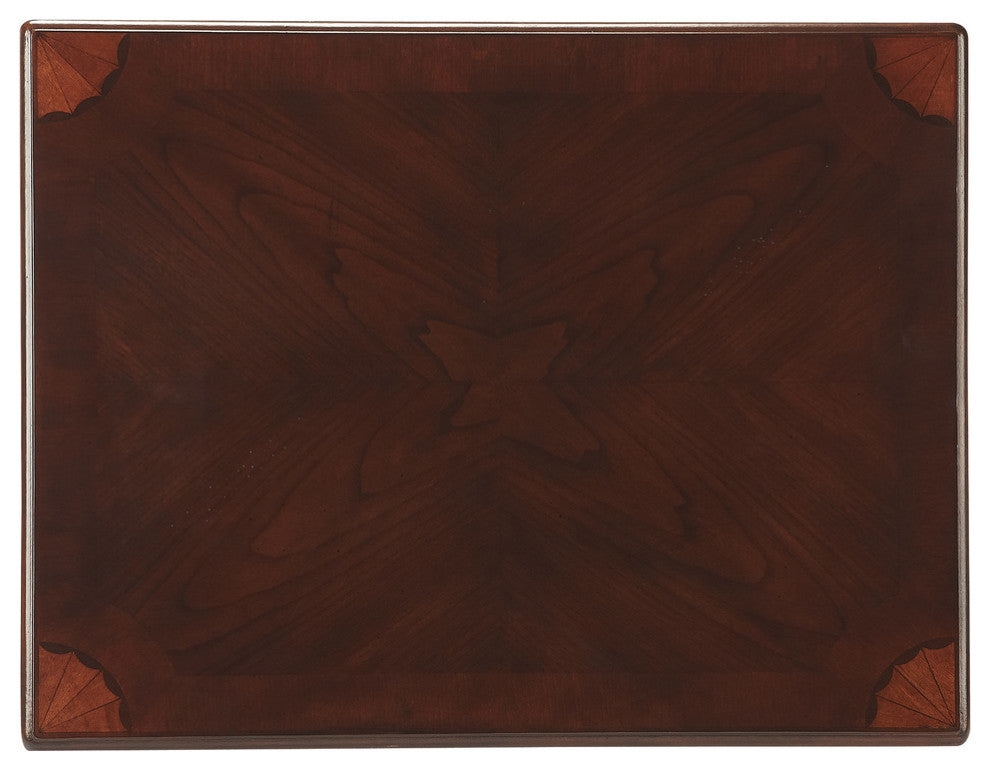 Grace 1-Drawer End Table, Dark Brown