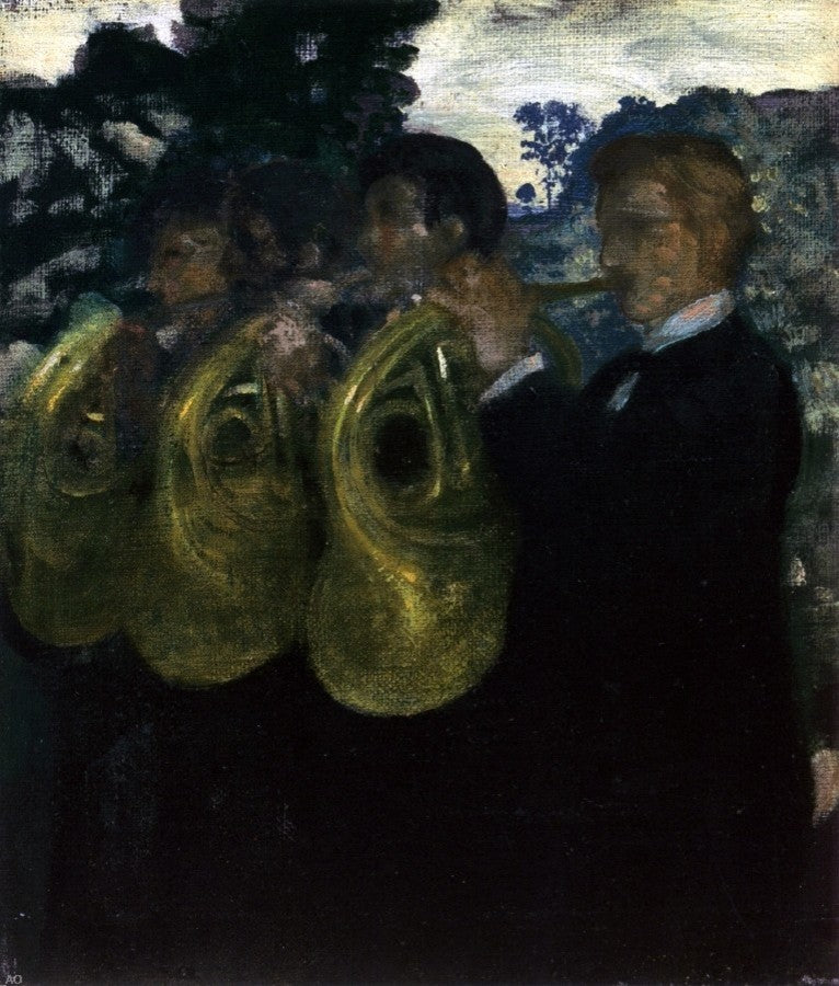 Arthur B Davies The Horn Players Wall Decal