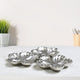 Handmade Decorative Silver Aluminium Tray, Silver Color Coated