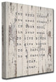Ready2HangArt Wrapped Canvas Inspirational Wall Art, Dancing Star, 30"x20"