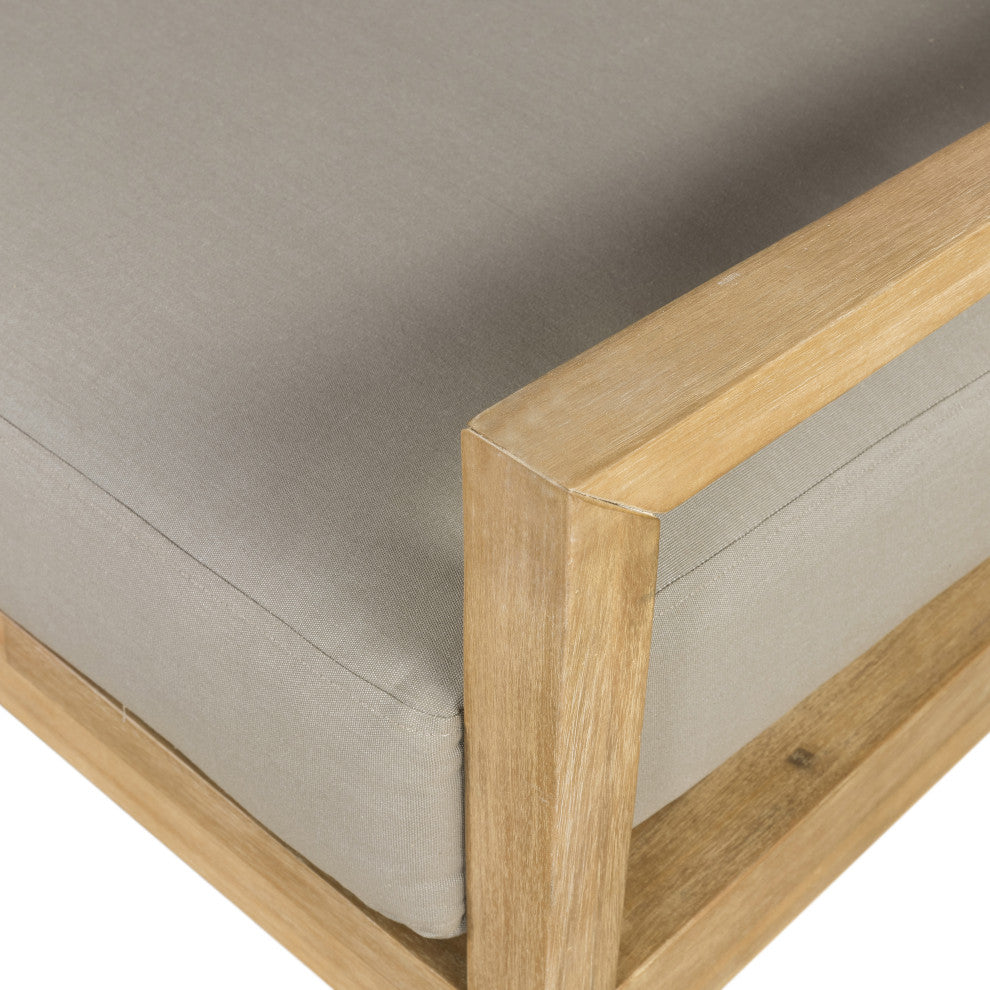 Amaya Outdoor Sofa-94"-Natural Acacia