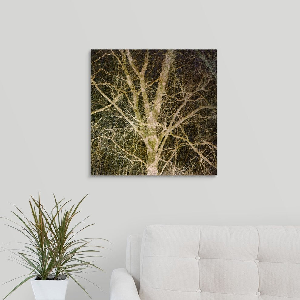 "Woodland Gold I" Wrapped Canvas Art Print, 20"x20"x1.5"