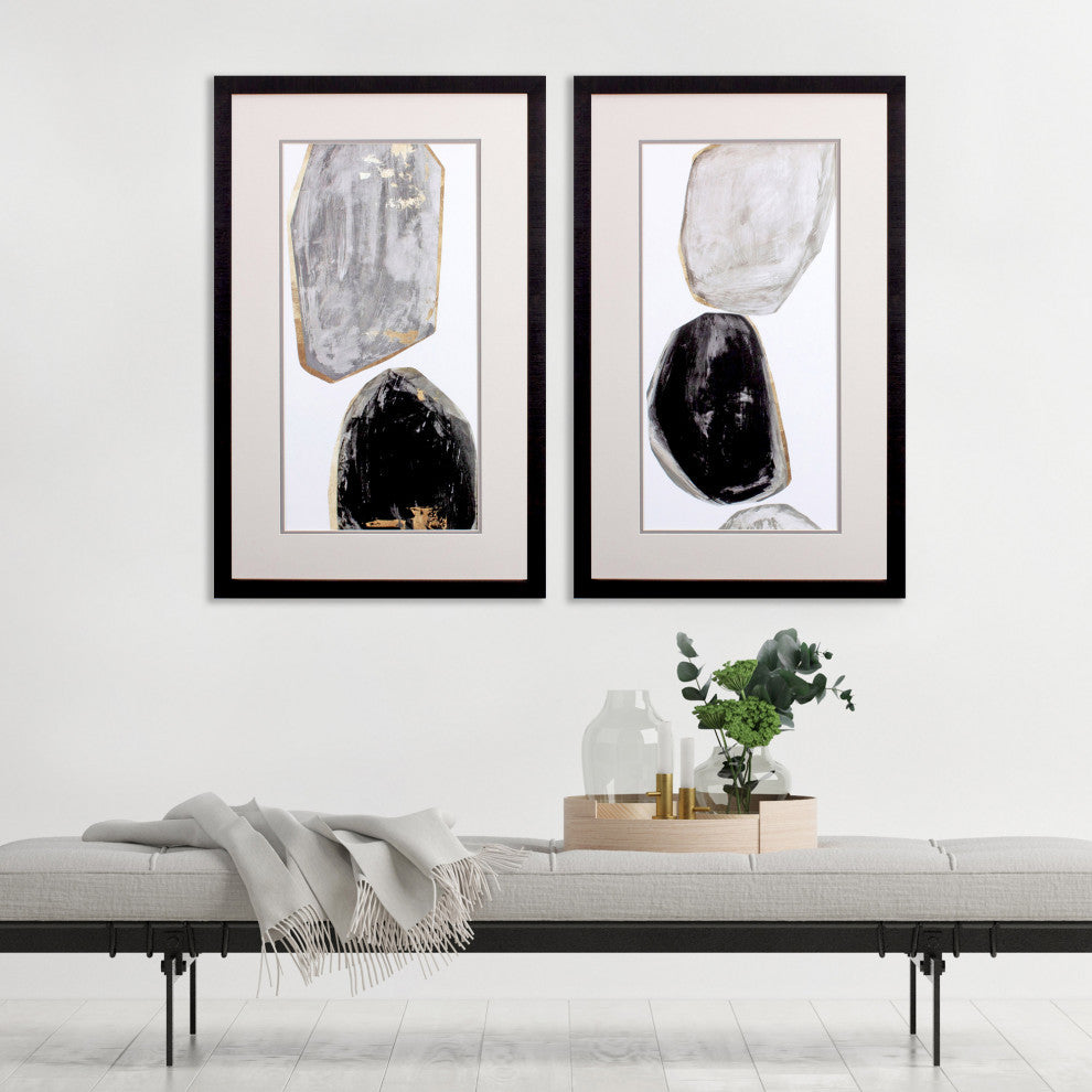 Stones, 2-Piece Set, Wall Art