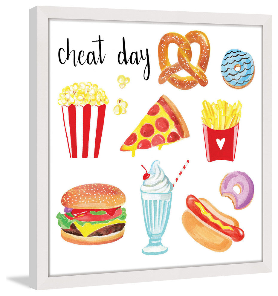 "Cheat Day" Framed Print by Molly Rosner