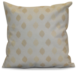 Decorative Holiday Pillow Geometric, Cream/Off-White, 20"x20"