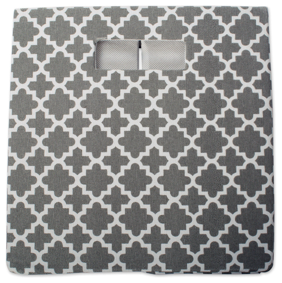 DII Polyester Cube Lattice Gray Square 11x11x11"