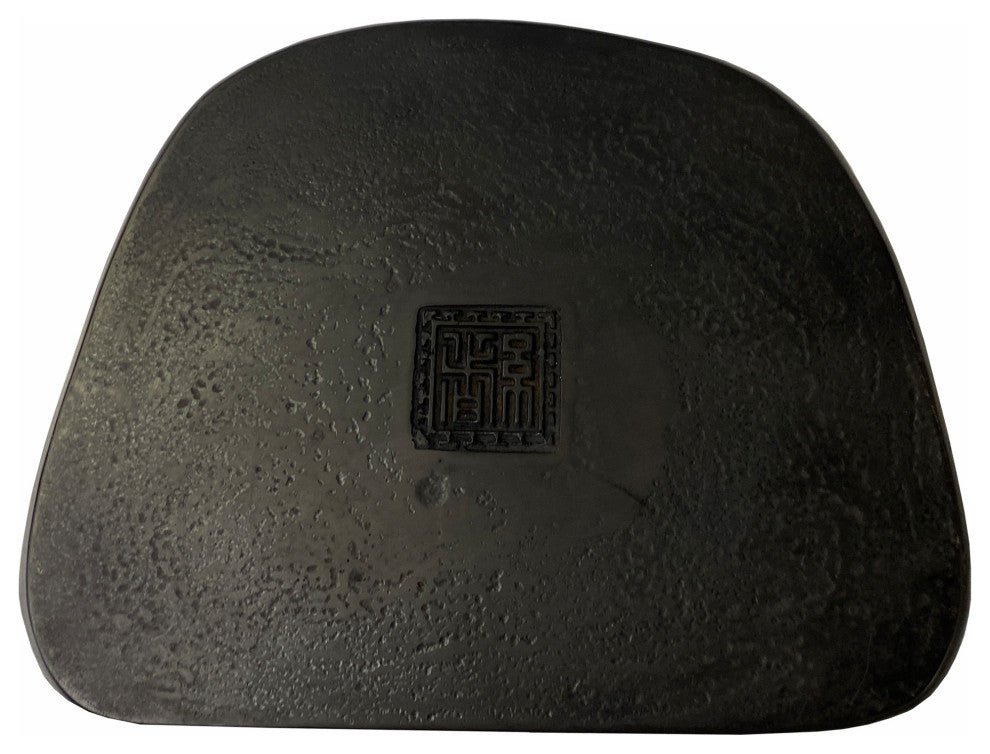Chinese Oriental Black Color Dimensional Dragon Ink Well Pad Display Hws1739