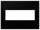 Adorne 3-Gang Wall Plate, Black Ink