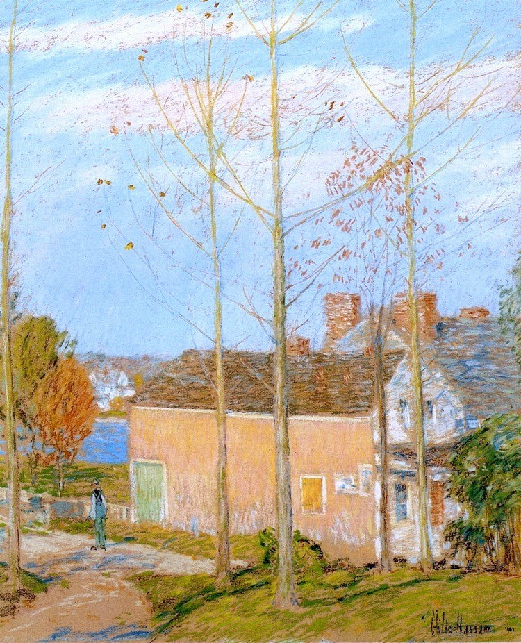 Frederick Childe Hassam The Barn Cos Cob, 20"x25" Wall Decal