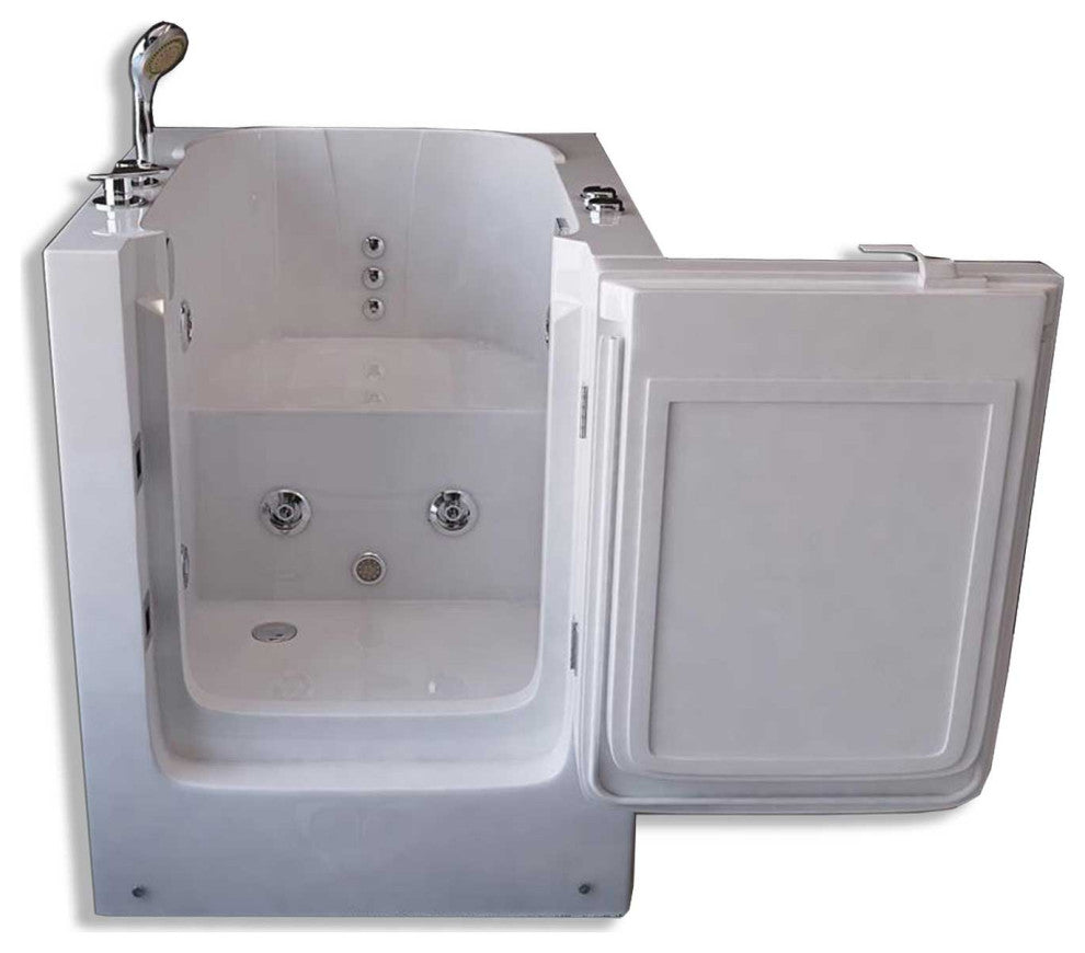 Walk-in Whirlpool Tub 36.5 x 32.5 7 jets with Integrated Seat and Light "“Florida