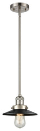 INNOVATIONS 201S-SN-M6-BK 1-Light Mini Pendant Brushed Satin Nickel